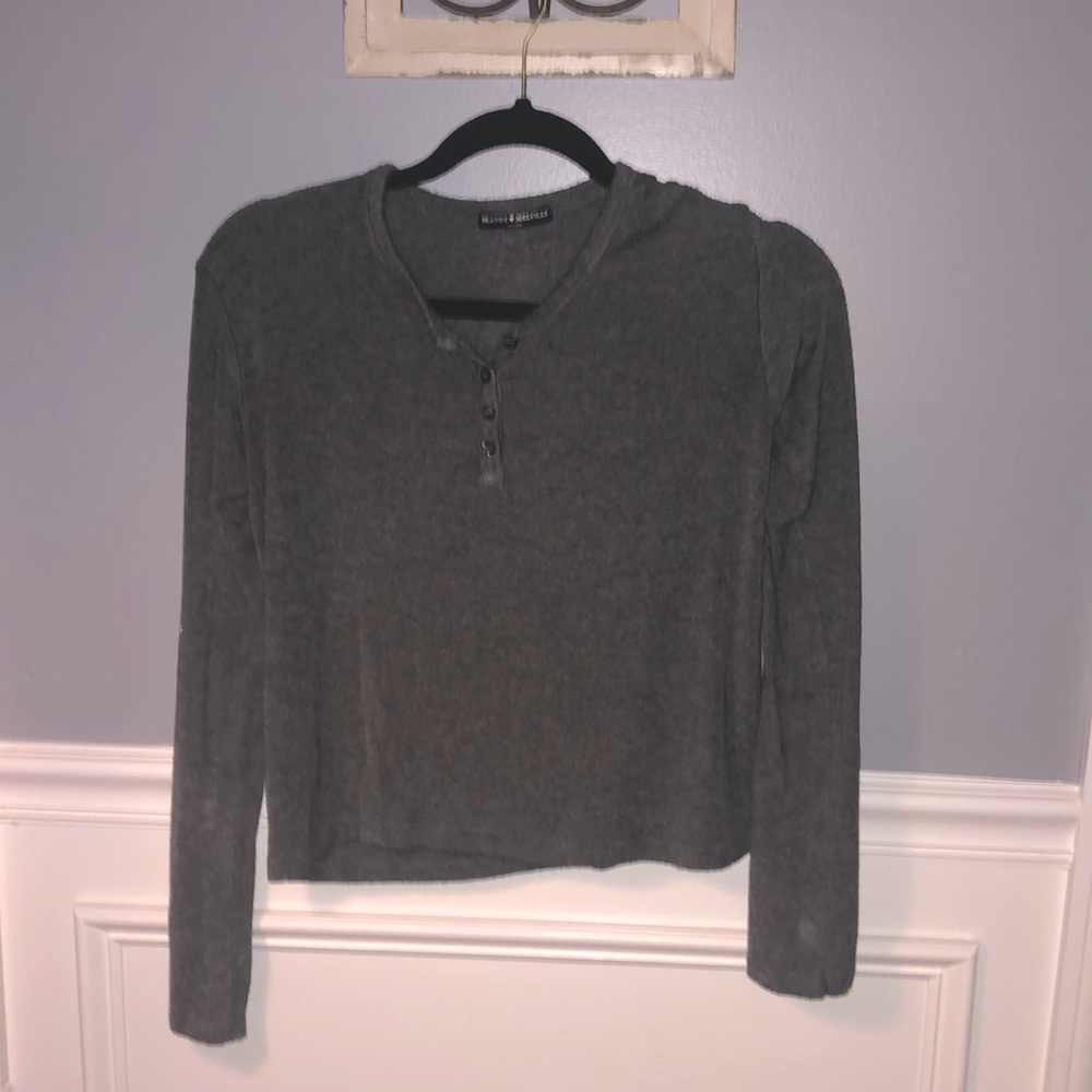 Brandy long sleeve cotton top